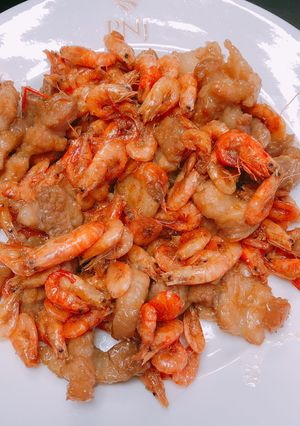 Hình của món Thịt heo kho tép đồng.