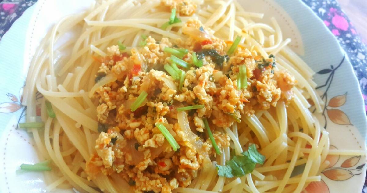 Chicken mince pasta