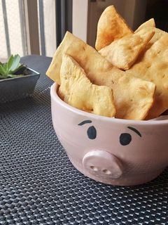 Una foto de Tortas fritas veganas