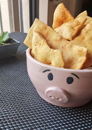 Una foto de Tortas fritas veganas