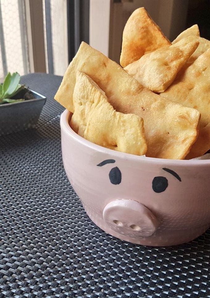 Una foto de Tortas fritas veganas