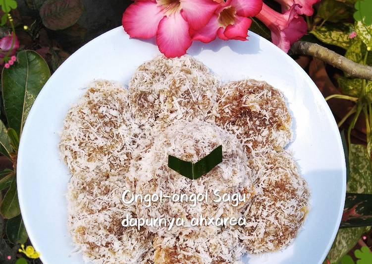 resep cara bikin Ongol-Ongol Sagu manis legit