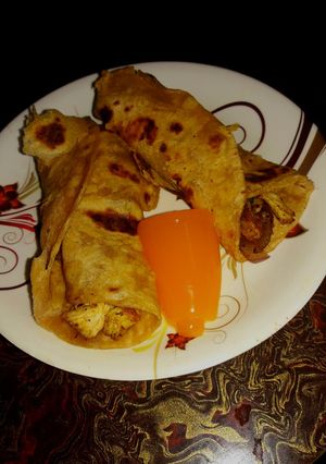 A picture of Chicken roll.