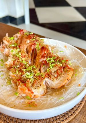 Foto resep Udang Kukus Bawang Putih