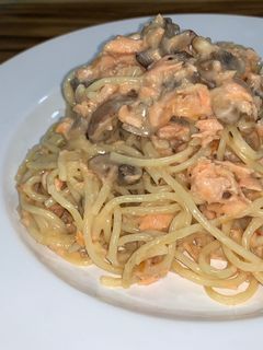 Hình của món Pasta cá hồi.