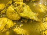 Ayam masak kunyit simple