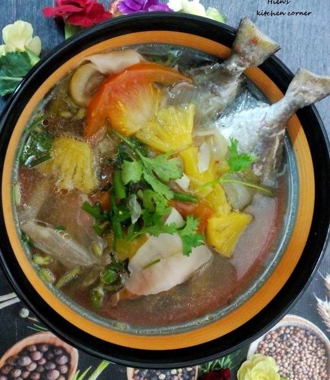 Hình của món Canh chua cá dìa, ngày nắng hay ngày mưa gì ăn cũng ngon và bổ dưỡng.