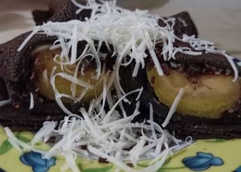 Masakan Unik Dadar gulung coklat Gurih Mantul