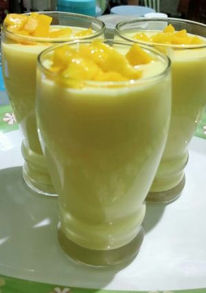 A picture of Mango Lassi.