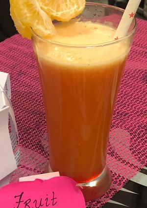 A picture of Orange pineapple punch.