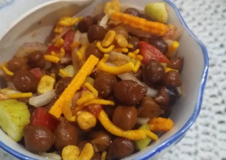 Easiest Way to Special At Home Black chana chat