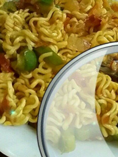 صورة لوصفة اندومي على طريقتي 😋