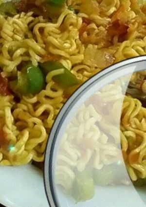 صورة لوصفة اندومي على طريقتي 😋