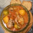 Jamoncitos de pollo al horno con limón y verduritas