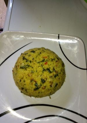 A picture of Dambun cous cous.
