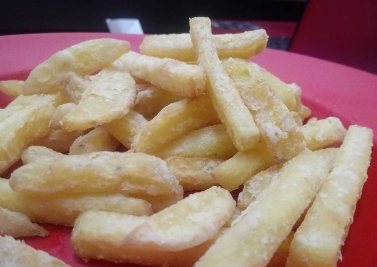 Cara Membuat 3. French Fries (Kentang Goreng) yang Renyah