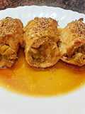Rollitos de pechuga a la piña🍍