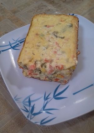 Una foto de Pastel de vegetales