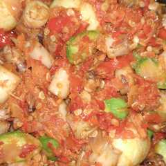 รูปของ Balado cumi asin ++ simpel