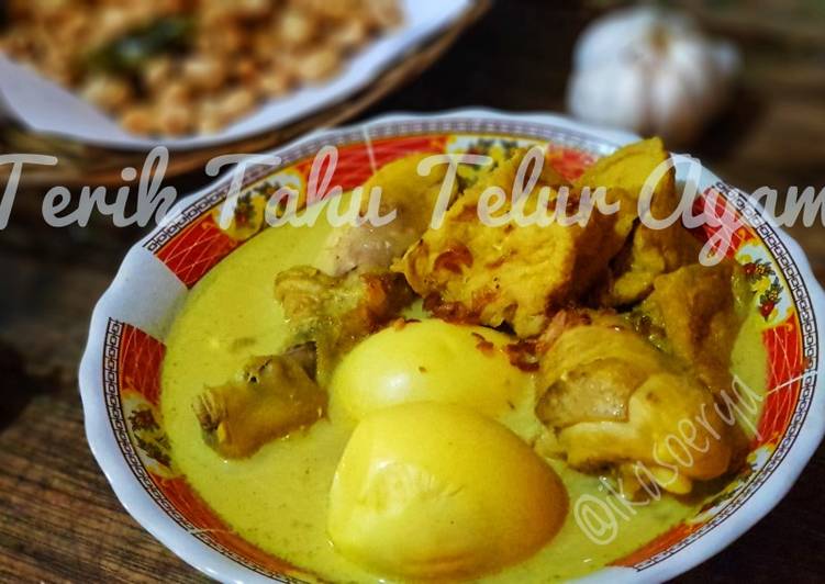 Resep Terik Tahu Telur Ayam yang Menggugah Selera
