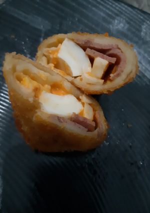 Foto resep American Risol (Risoles Smoked Beef Mayo Telur)