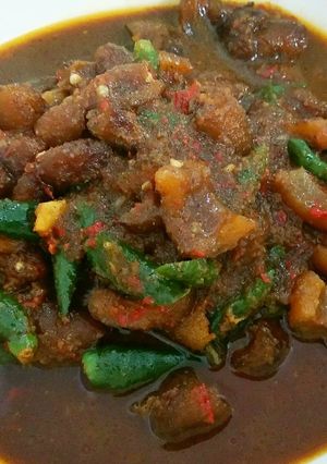 Foto resep Kikil masak kecap pedas