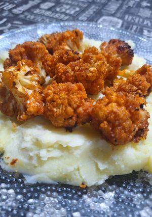 Una foto de Coliflor al horno crocante 😋