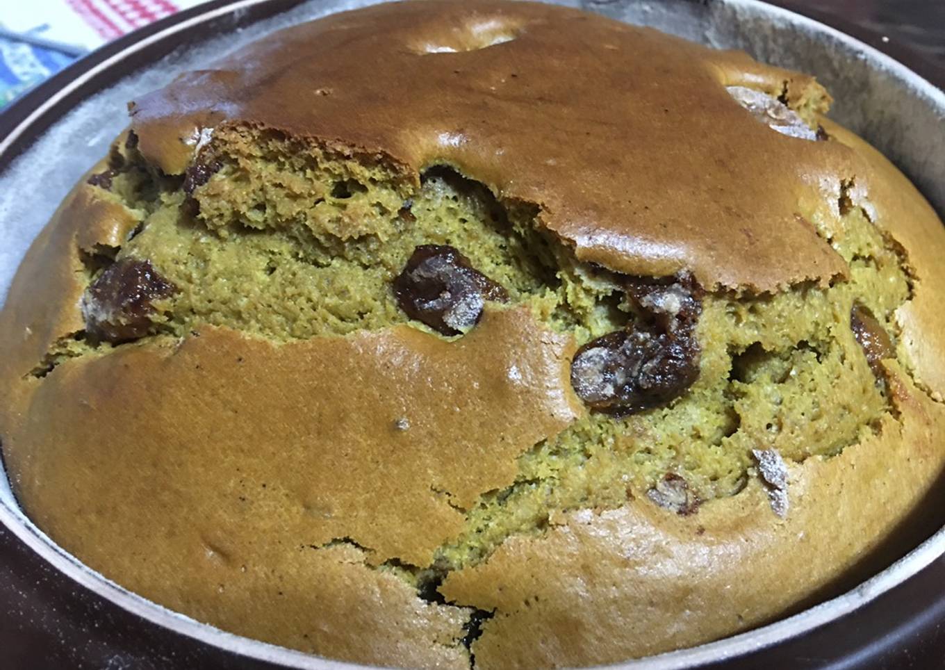 Torta de yerba mate y dulce de batata