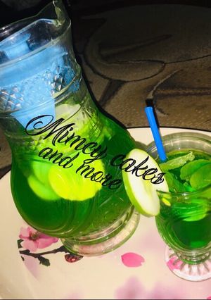 A picture of Cucumber mock tail.