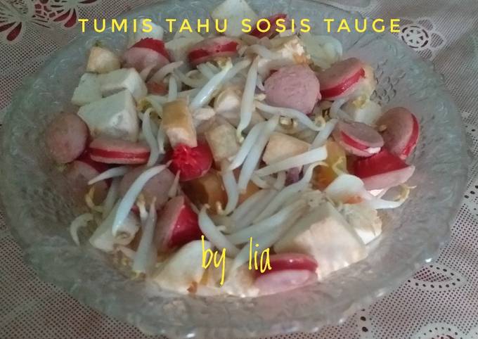 Tumis Tahu Sosis Tauge