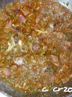 Una foto de Sopa de pan con tomate
