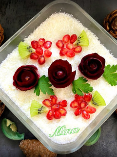 عکسی از دستور دسر برفی