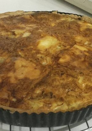 Une photo de Quiche endives raclette
