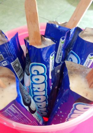 Foto resep Es Krim Simple Choco Vanilla