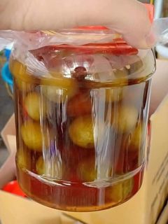 Hình của món Sấu ngâm đường.