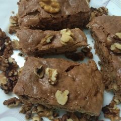 A picture of Chocolate Walnut Slice.