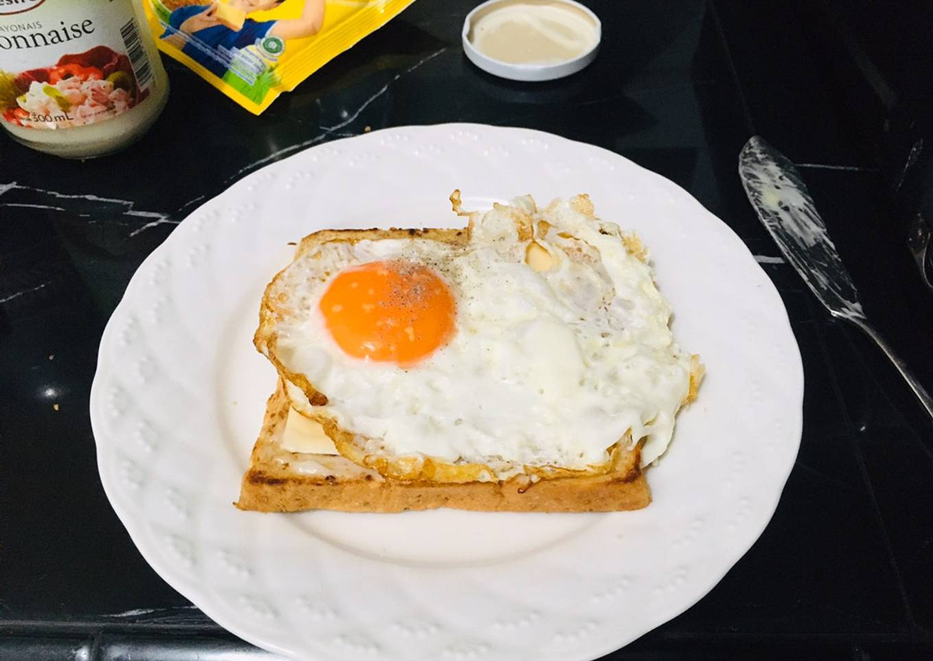 Sandwich Keju Dan Telur