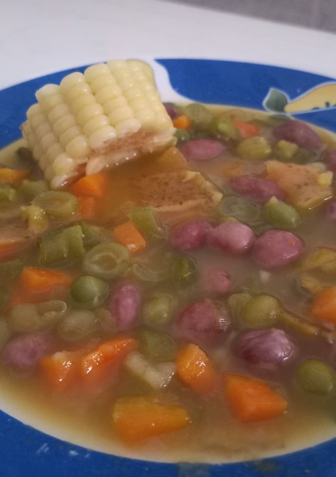 Una foto de Sopa de verduras