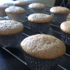 A picture of The Strawberry Egg-less Cupcake.