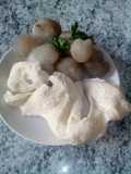 Chono con bisteck de pollo al vapor