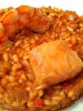 Risotto de Gambones con bacalao
