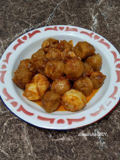 Foto resep Bakso Goreng Pedas