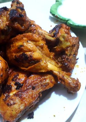A picture of Steam chicken tikka.