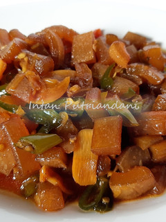 Foto resep Oseng kikil cabe ijo / Tumis kikil cabe hijau #12