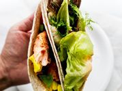 Gambar salmon sandwich