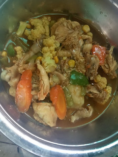 A picture of Chicken soup.
