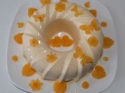 Una foto de gelatina de mandarina