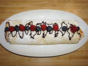 Una foto de rellenos para brazo de gitano dulce