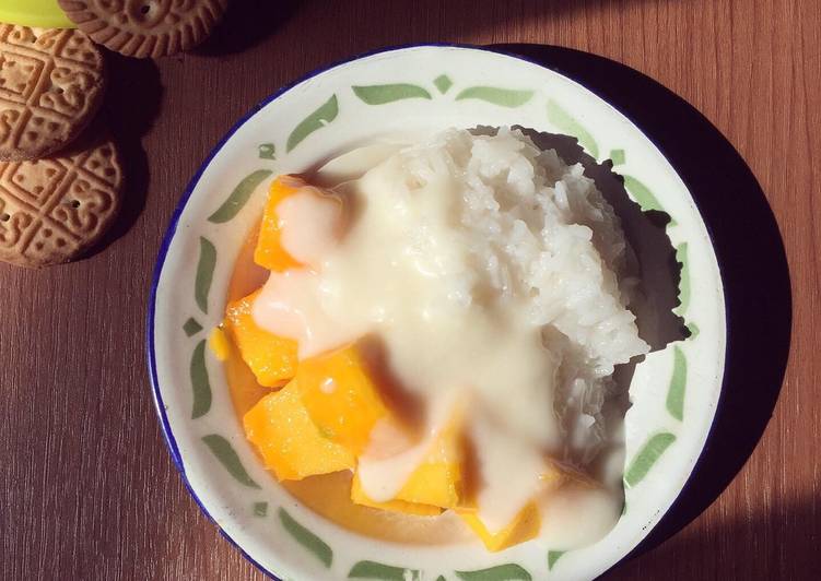 Cara Gampang Menyiapkan Mango Sticky Rice ?, Lezat Sekali