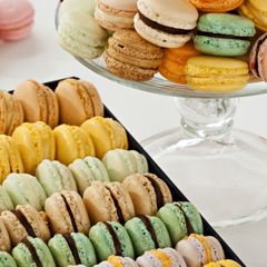 A picture of Macarons with the Thermomix.